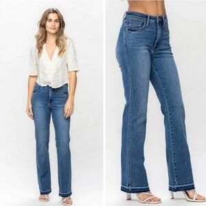 Judy Blue Classic Medium Blue Flare Jeans